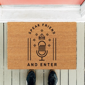 Speak Friend and Enter Doormat: Movie Inspired Coir Door Mat