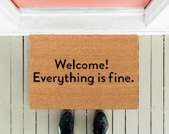 The Good Place Quote Doormat | Funny Welcome Mat