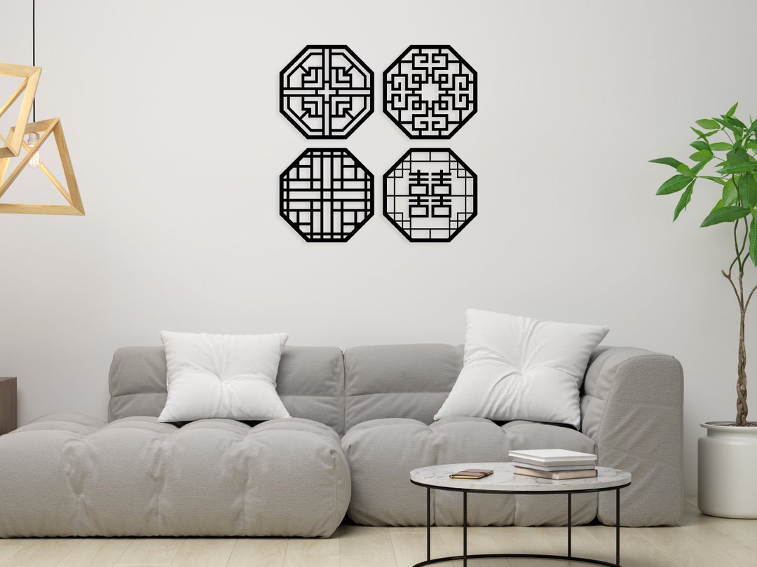 Korean Patterns Wall Decor Wall Hangings Wall Art Decor Wooden Wall