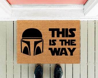 This is the Way Coir Doormat | Funny Star Wars Home Decor