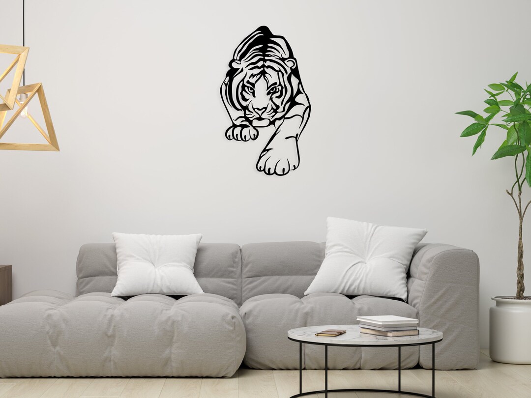 Tiger Wall Decor Wood Art Wall Art Decor Wooden Wall Decor Wood Wall