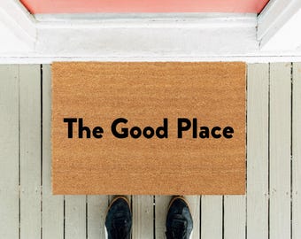 The Good Place Doormat: Funny Netflix Quote Welcome Rug