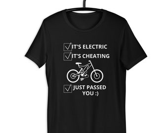 Bicicleta elétrica, camisa para bicicleta elétrica, camisa para bicicleta elétrica, presente para camiseta para bicicleta elétrica, camisa unissex para bicicleta elétrica