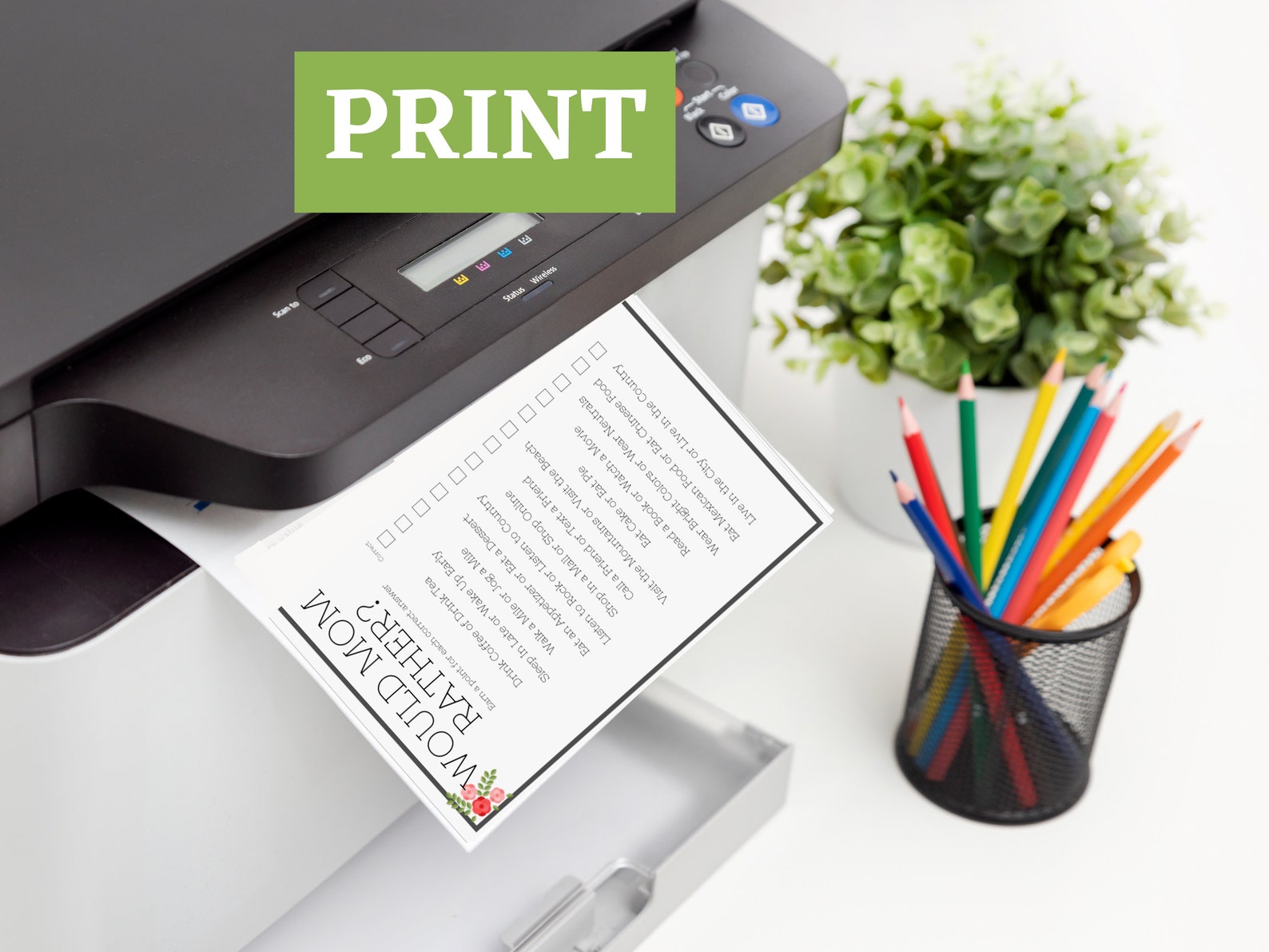Mothers Day Printable Game Bundle for Kids and Adults Mother's Day ...