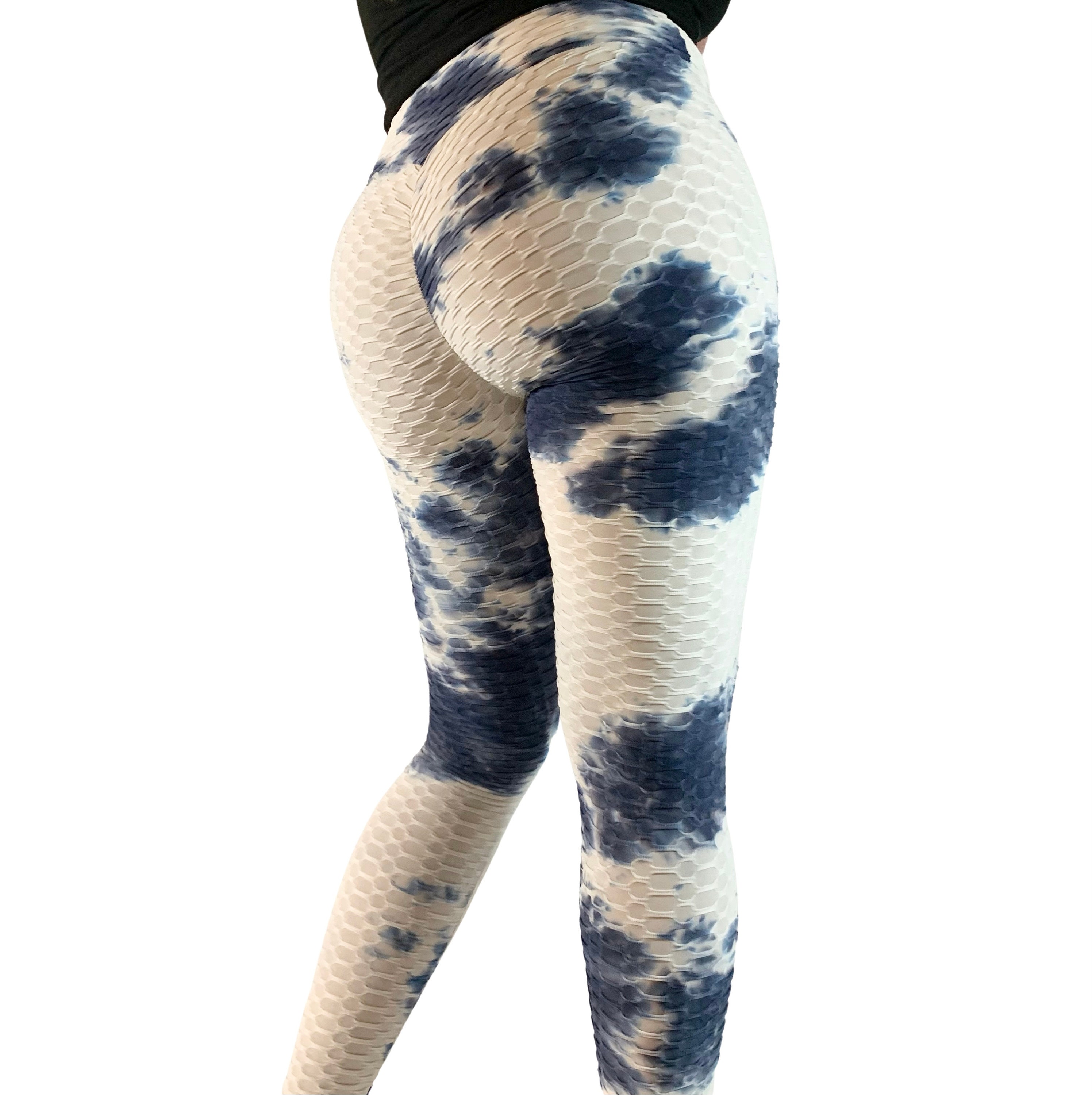 Leggings De Yoga Para Mujer Tie-dye - Suaves, Elásticos, Efecto Push-up Y Opacos (ideal Para Deporte Y Diario)