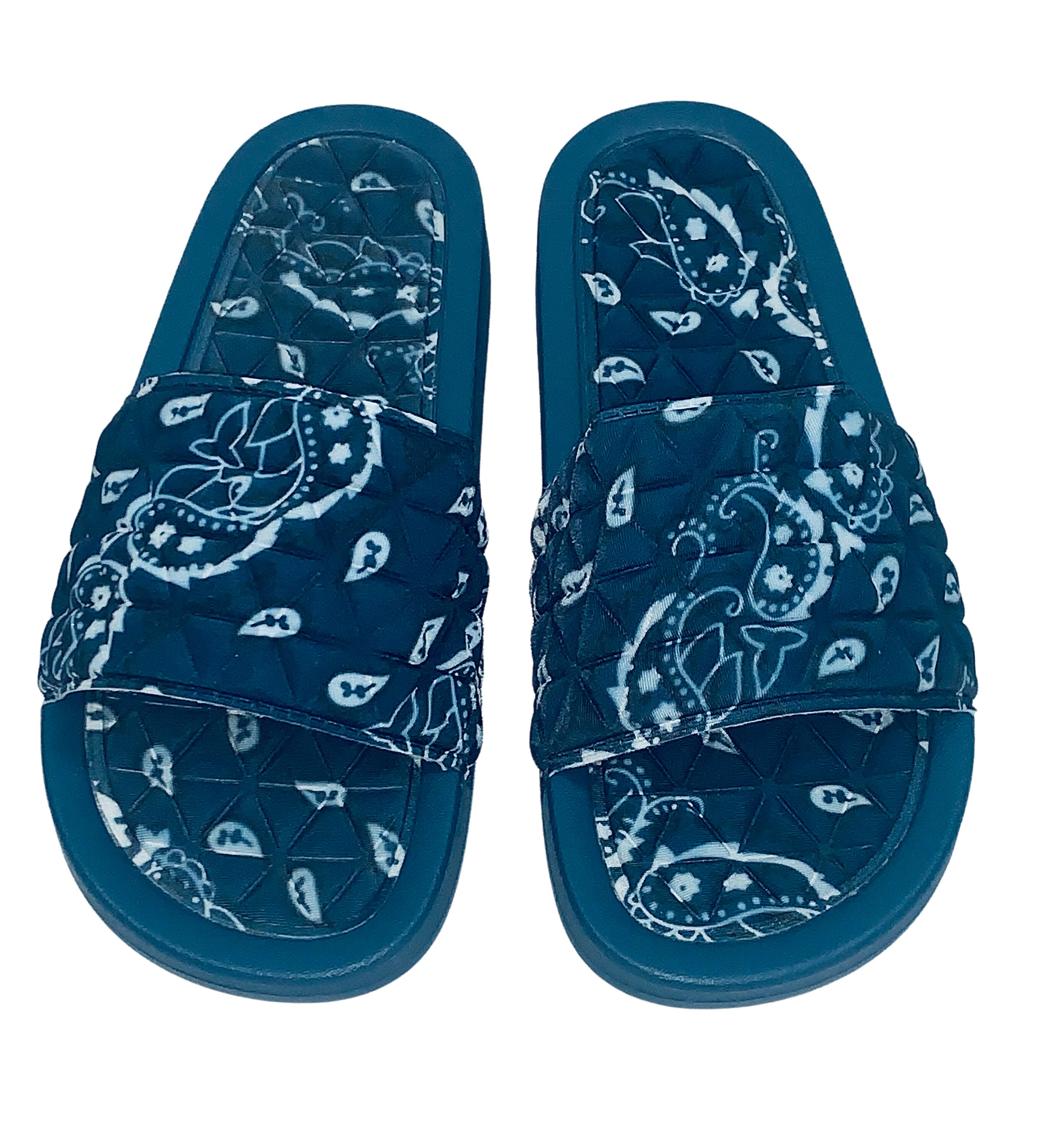 Women s Bandana Slides Super Comfy Paisley Slippers Bandana