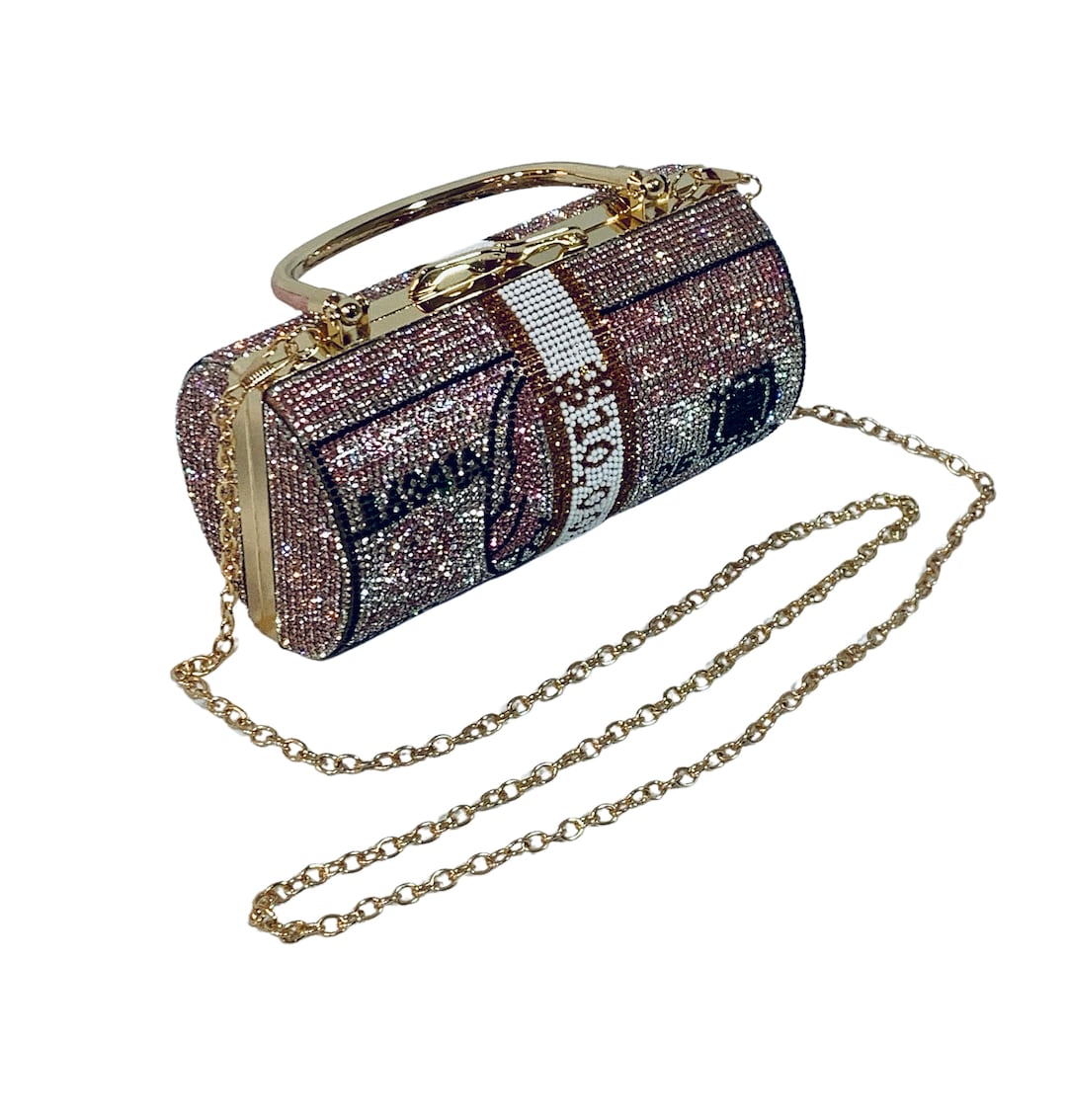 Crystal Money Bag Top Handle Bag Crossbody Shoulder Bag