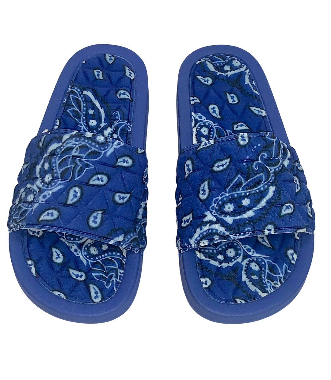 Women's Bandana Slides / Super Comfy / Paisley Slippers / Bandana Sandals / Paisley Slides