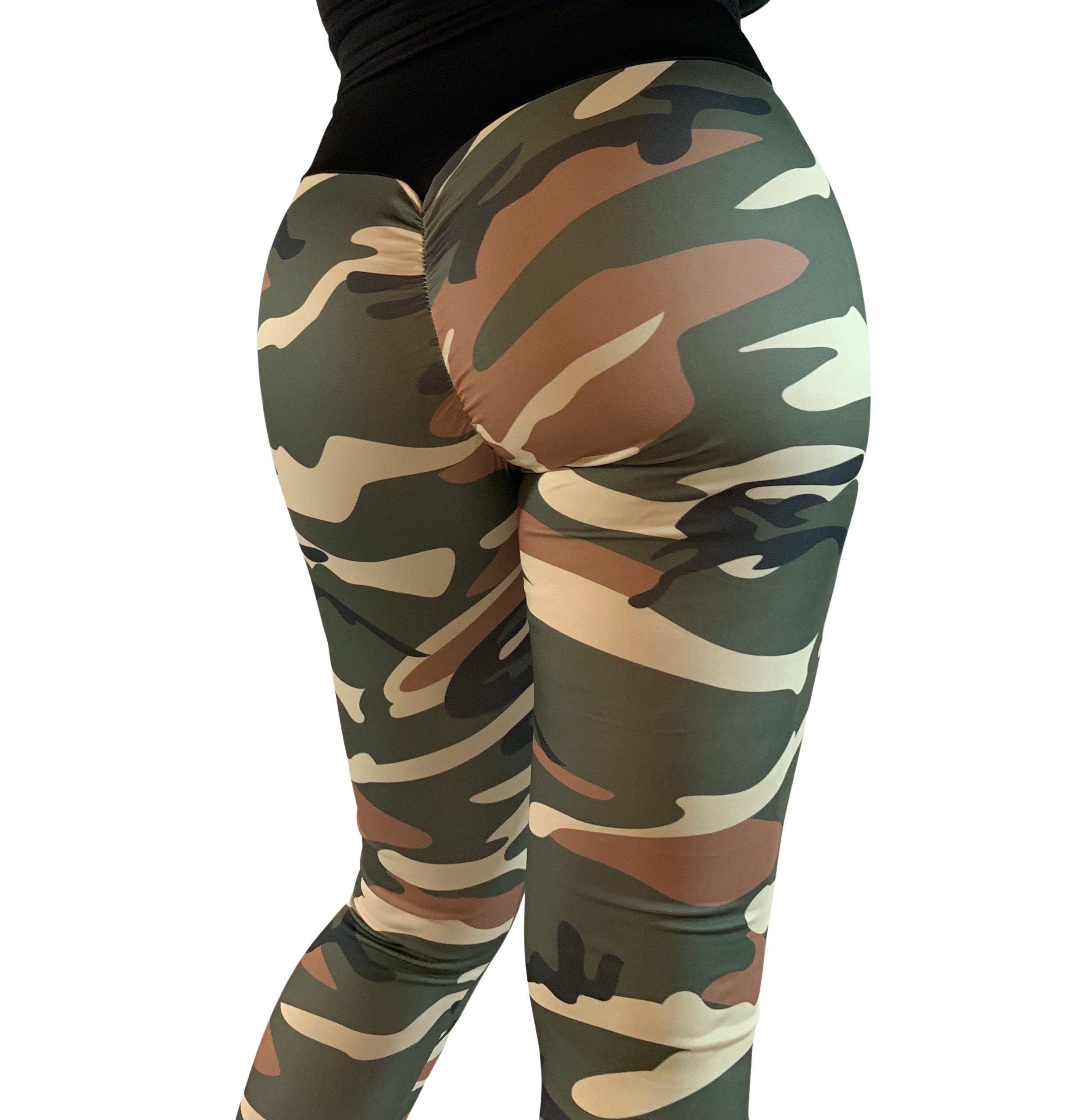 Women's Scrunch Butt Leggings / Camo Print Leggings / Yoga Leggings / Work  Out Leggings / Casual Leggings / Booty Lifting Leggings 4 Colors -   Norway