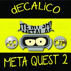 Meta Quest 2 Decal - Futurama Bender