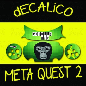 Meta Quest 2 Decal - Gorilla Tag Head