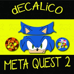 Meta Quest 2 Decal - Sonic The Hedgehog