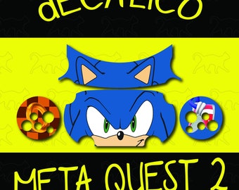 MetaQuest 2 Aufkleber - Sonic The Hedgehog