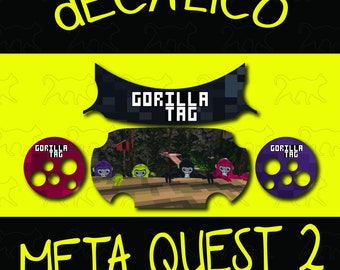 Meta Quest 2 Decal - Gorilla Tag Friends