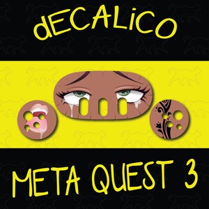 メタクエスト 3 デカール - アニメガールアイズ 7