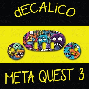 MetaQuest 3 Aufkleber - Monster