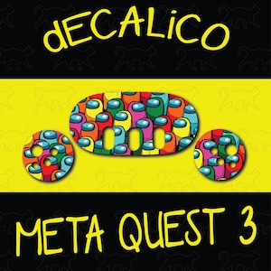 MetaQuest 3 Aufkleber - Among Us Color Pop