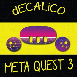 MetaQuest 3 Aufkleber - 80er Jahre Retro