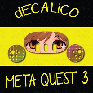 メタクエスト 3 デカール - アニメガールアイズ 2