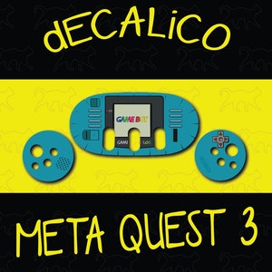 MetaQuest 3 Aufkleber - Game Boy Color
