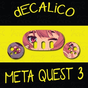 メタクエスト 3 デカール - アニメガールアイズ 8