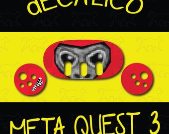 Meta Quest 3 Decal - Gorilla Tag Eyes (Color Variety)