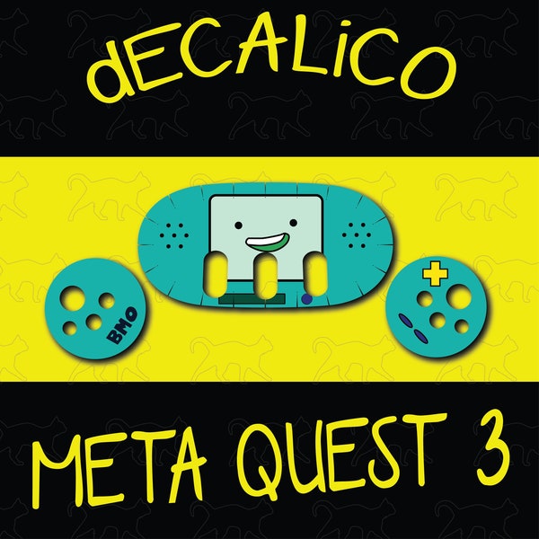 Meta Quest 3 Decal - BMO BeeMo Adventure Time