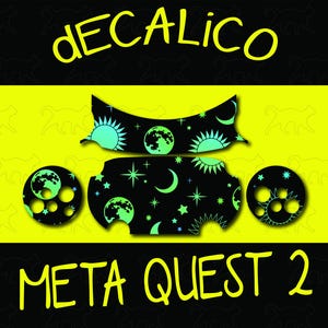 Meta Quest 2 Decal - Neon Cosmos