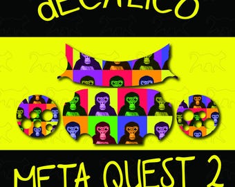 MetaQuest 2 Aufkleber - Gorilla Tag Pop Art