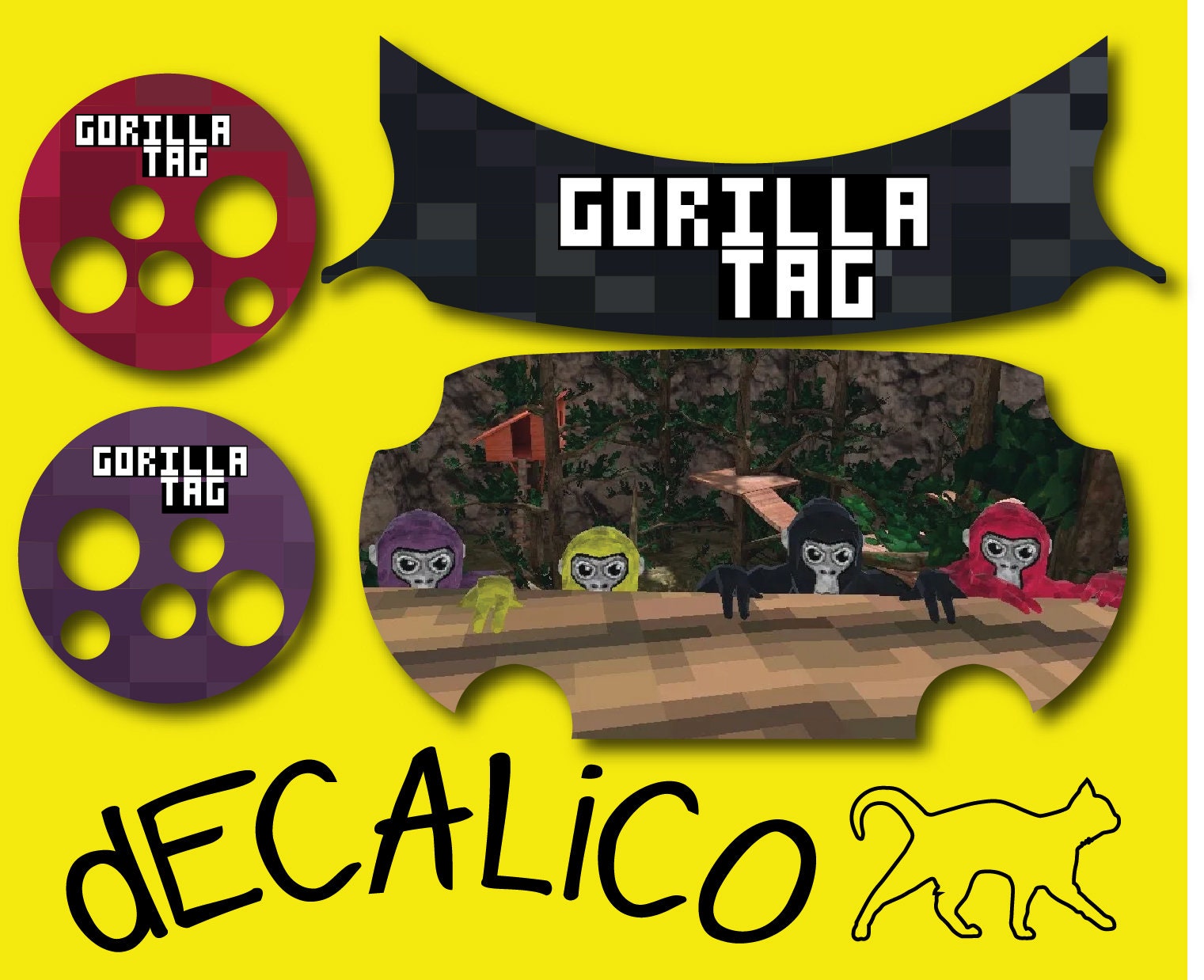 Gorilla Tag Discord Stickers for Sale