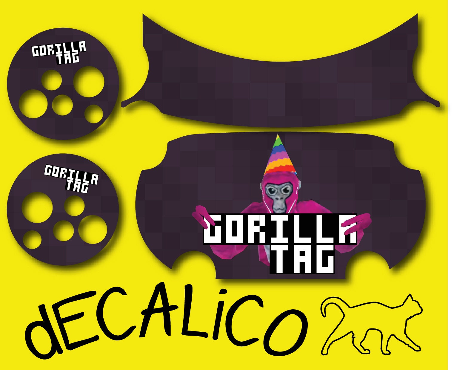 Cosmetic item from gorilla tag game