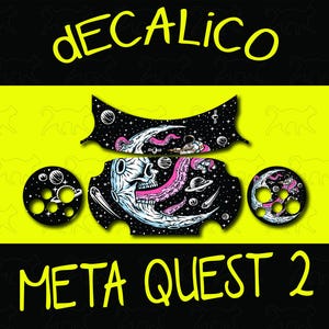 MetaQuest 2 Aufkleber - Sci-Fi Weltraumschlacht