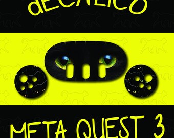 Meta Quest 3 Decal - Cat 7