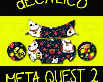 Meta Quest 2 Decal - Cat Pattern