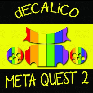Meta Quest 2 Decal - Rainbow