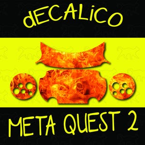 Meta Quest 2 Decal - Fire
