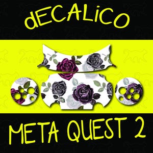 Meta Quest 2 Decal - Gothic Roses