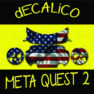 Meta Quest 2 Decal - American Flag