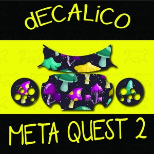 Meta Quest 2 Decal - Trippy Mushrooms