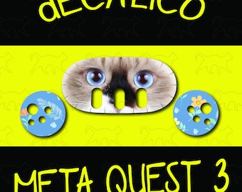 Meta Quest 3 Decal - Cat 9