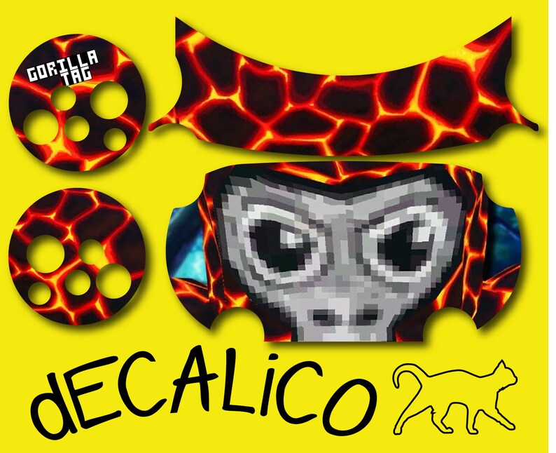 Quest 2 Decal Gorilla Tag Lava Monkey - Etsy