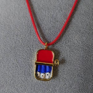 Sardine Can Necklace