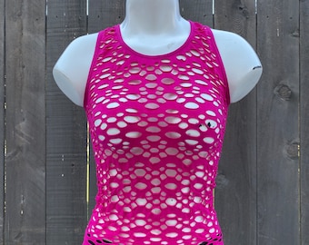 ANCELLM　DYED MESH TANK TOP ANCELLM DYED MESH TANK TOP 2色展開 - Maiden Voyage