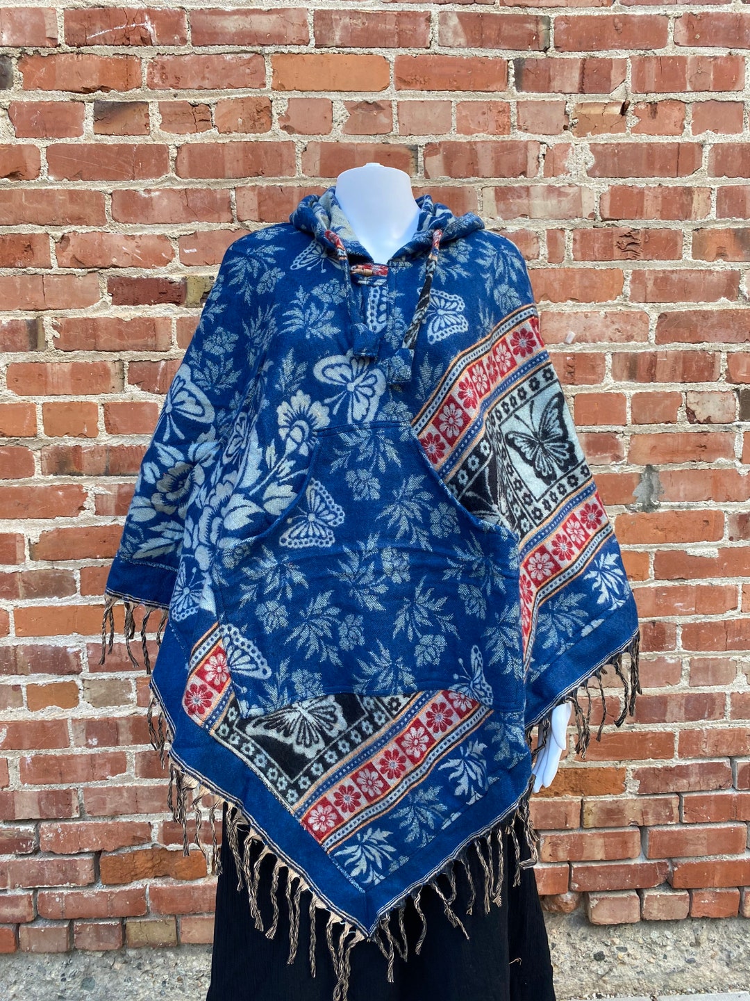 Perfect Fall Poncho | Soft & Warm Outerwear | Unisex Clothing | Hoodie ...