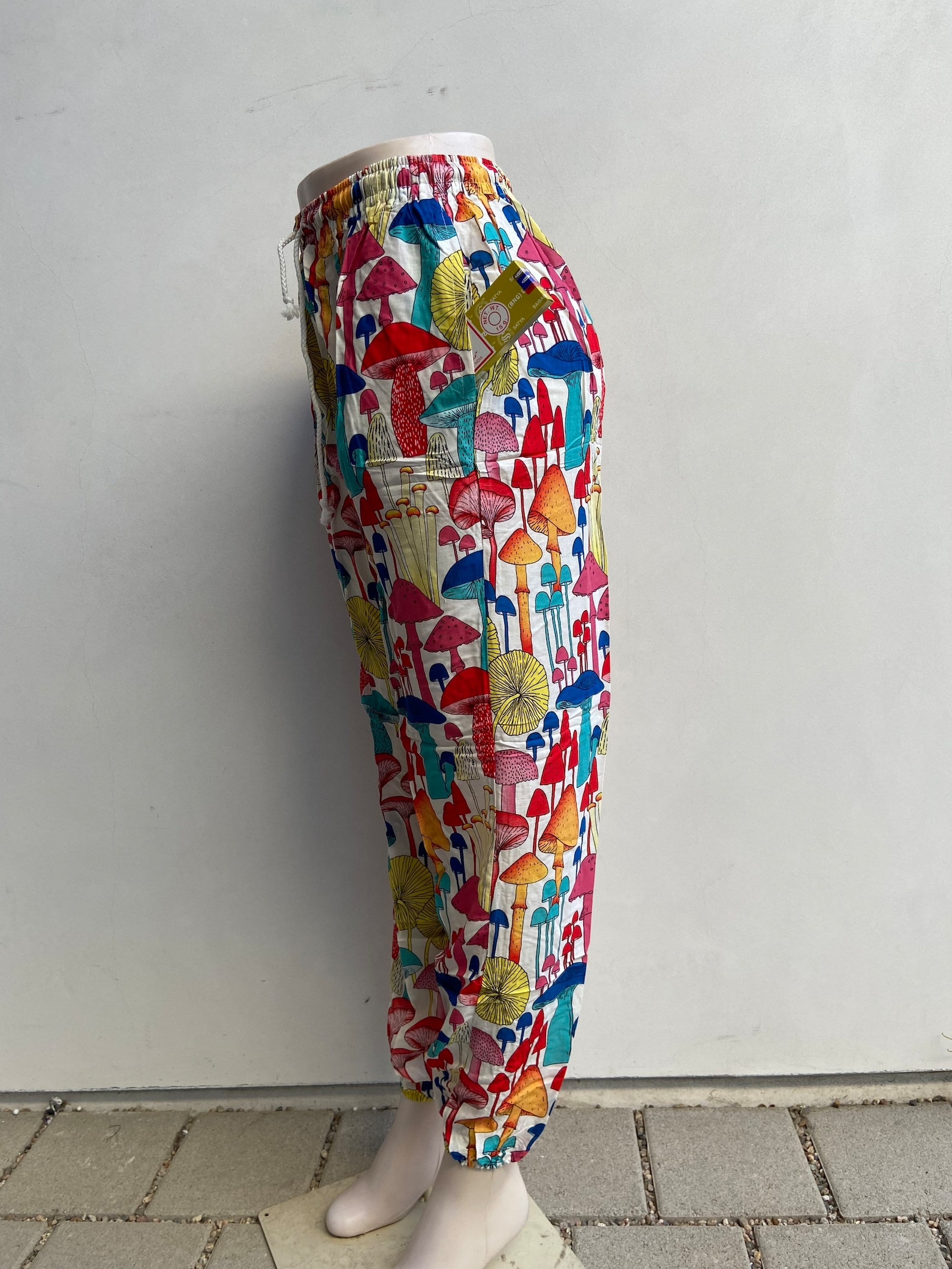 Adult's Mushroom - Yellow Baggy Pants