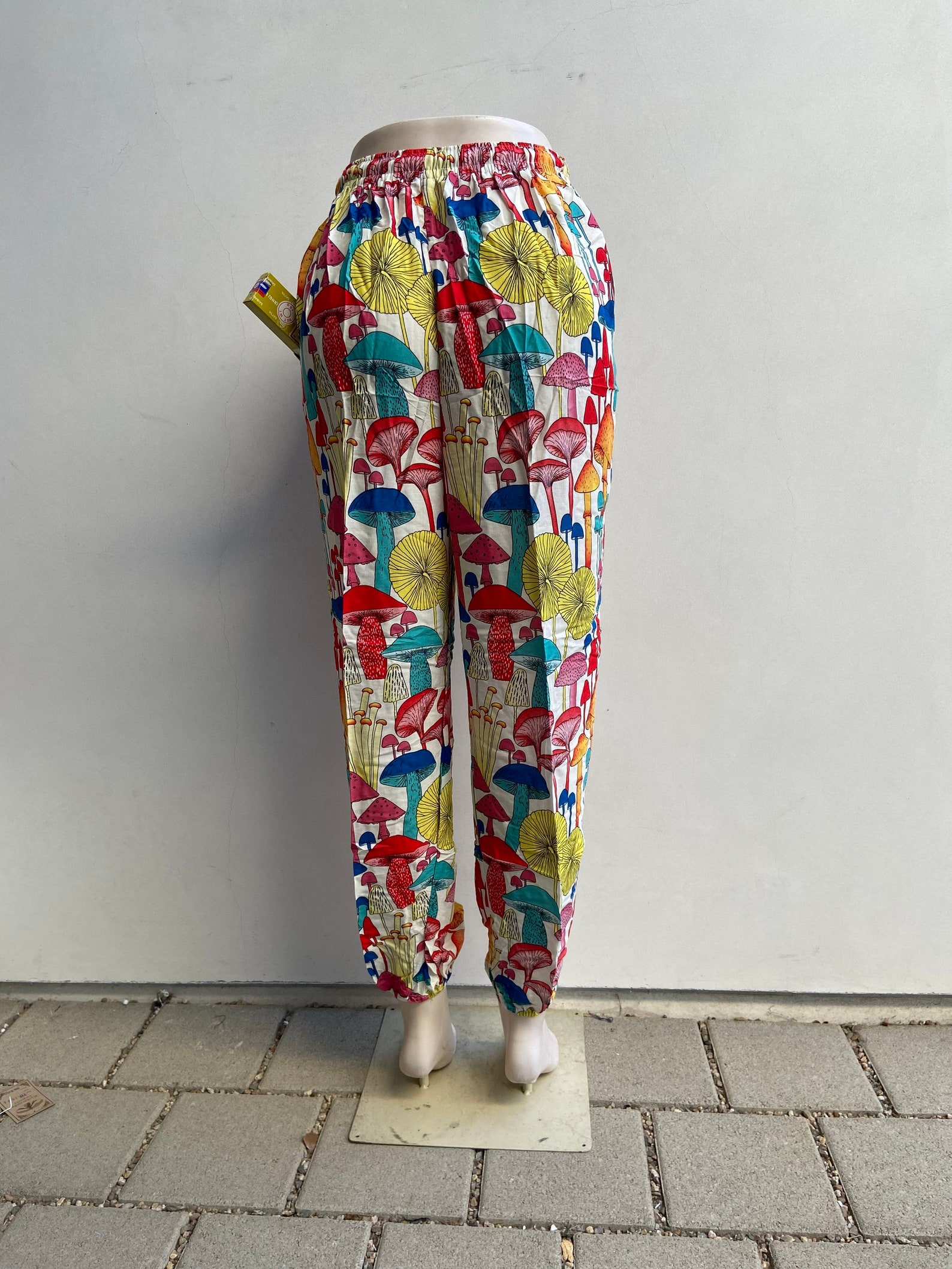 Adult's Mushroom - Yellow Baggy Pants main image 1