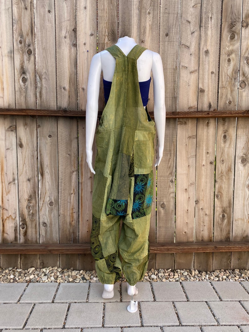 New Hippie Patchwork Overalls With Harem Design, 100% Cotton ...