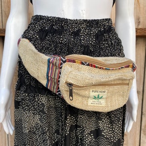 Fanny Pack, Unisex Colorful Fanny Pack, Shoulder Bag, Multiple Zipper Pockets, Adjustable Waistband, Rave and Concert Wear, Made in Nepal