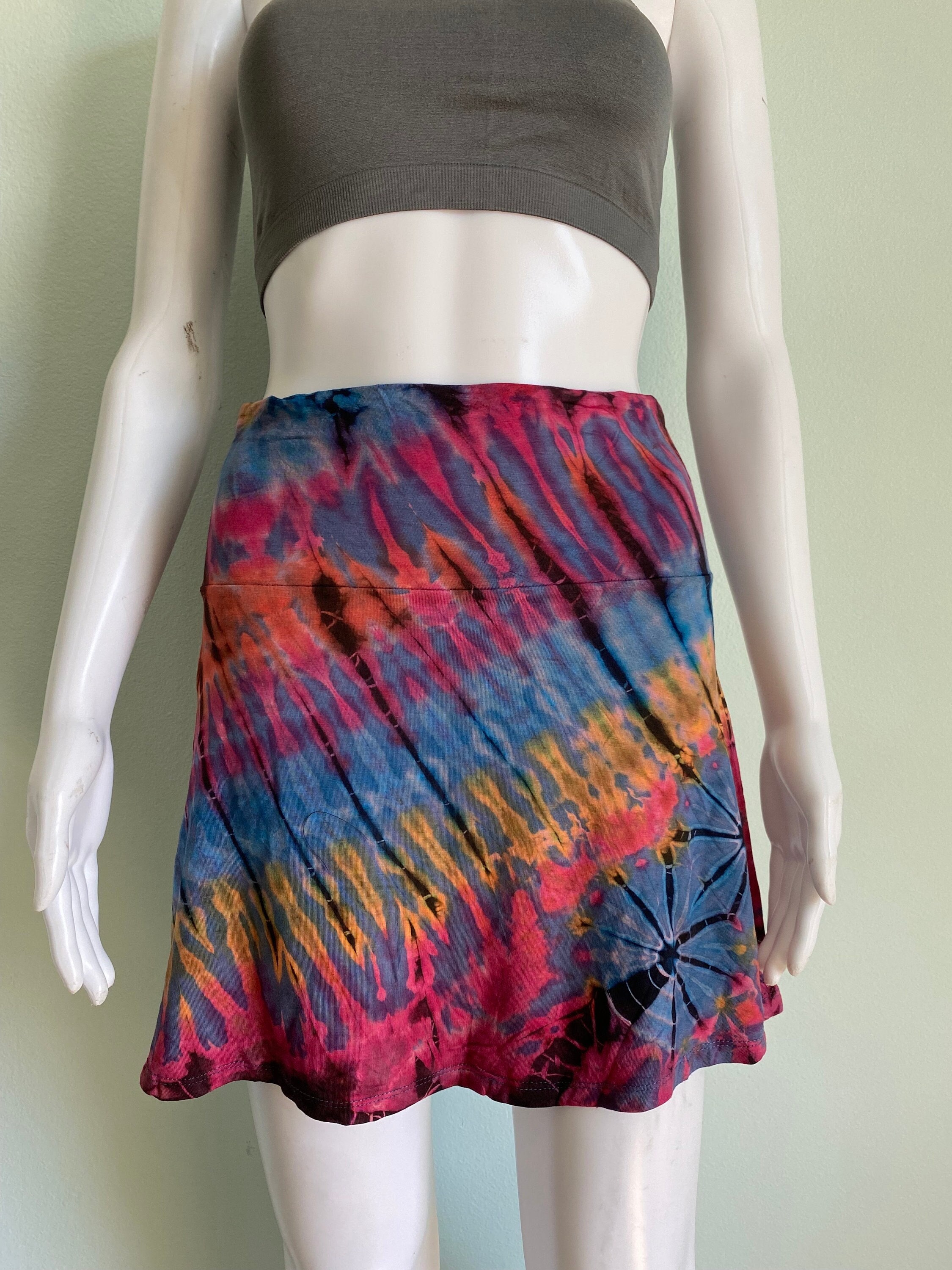 Tie Dye Wrap Skirt Ireland
