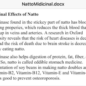 Levain de natto spores 3 g suffisants pour faire 30 kg de natto. Sans OGM, biologique. image 4